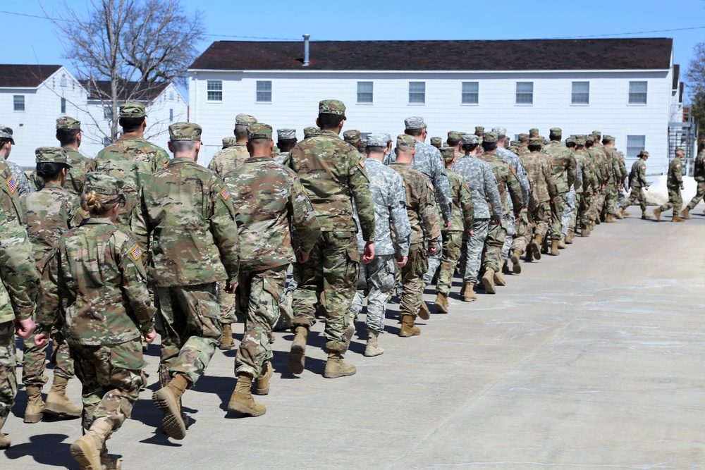 NCO Academy students hold classwide march on Army Reserve birthday at Fort McCoy