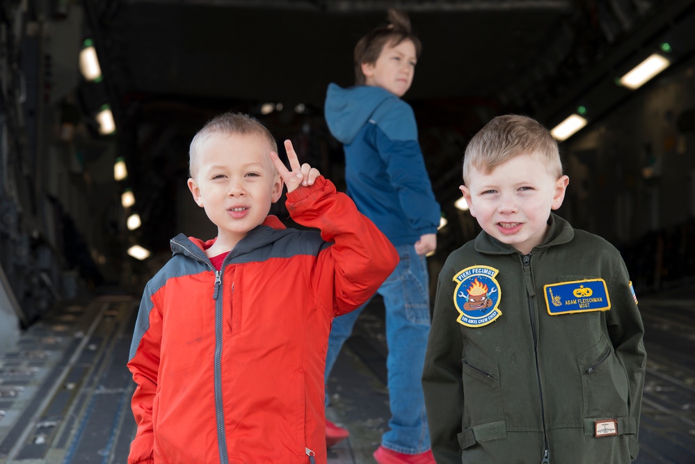 105th Maintenance Group hosts bring your child to work day