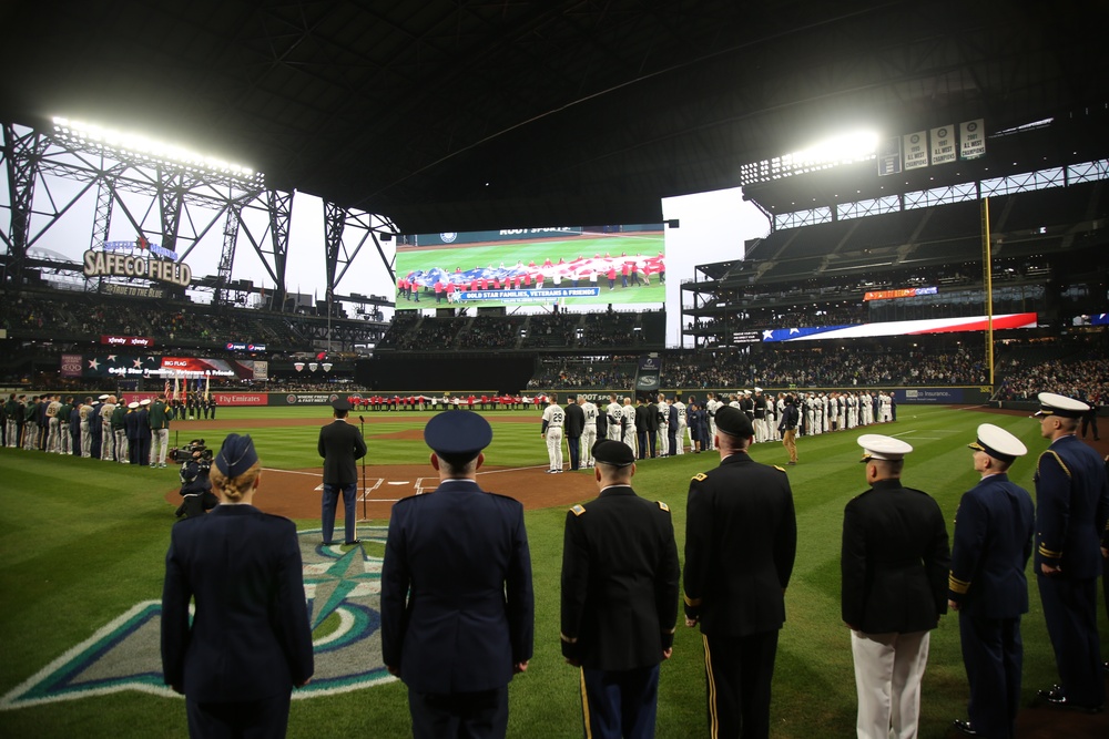 Salute to Armed Forces Day at Safeco Field