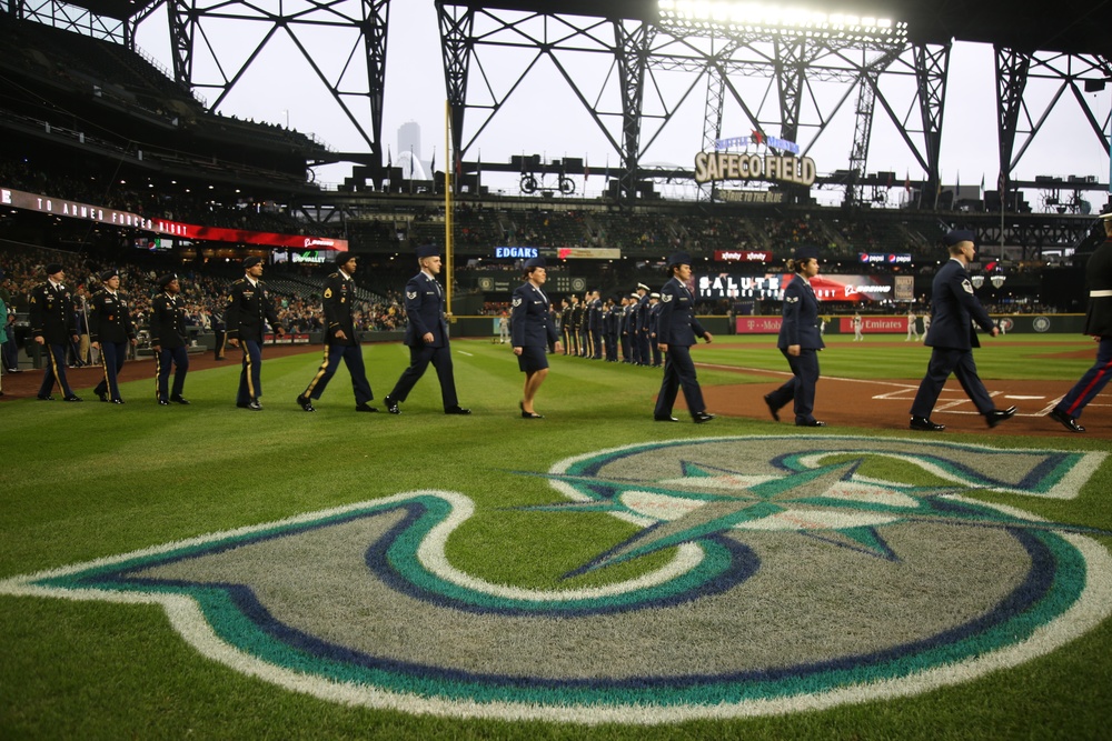 Salute to Armed Forces Day at Safeco Field