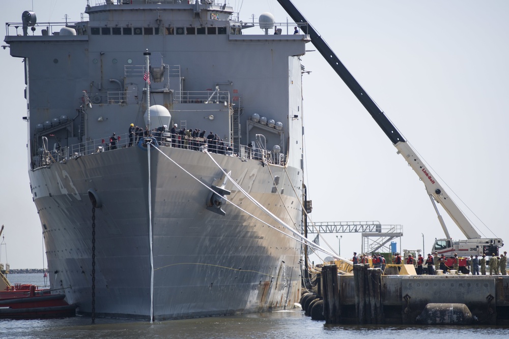 USS Fort McHenry conducts HURREX/Citadel Gale 2018