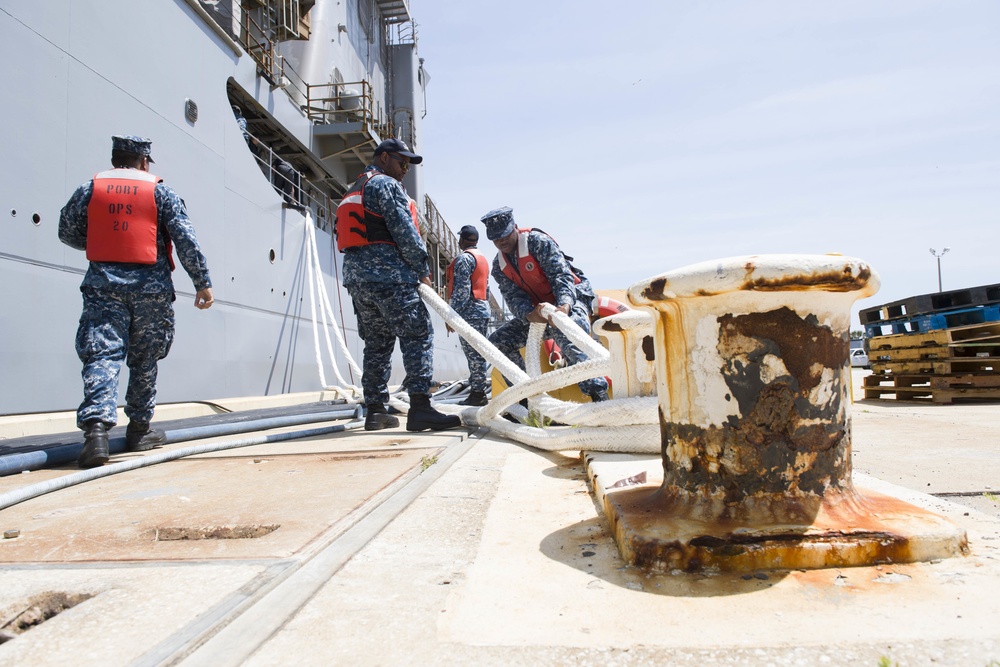 USS Fort McHenry conducts HURREX/Citadel Gale 2018