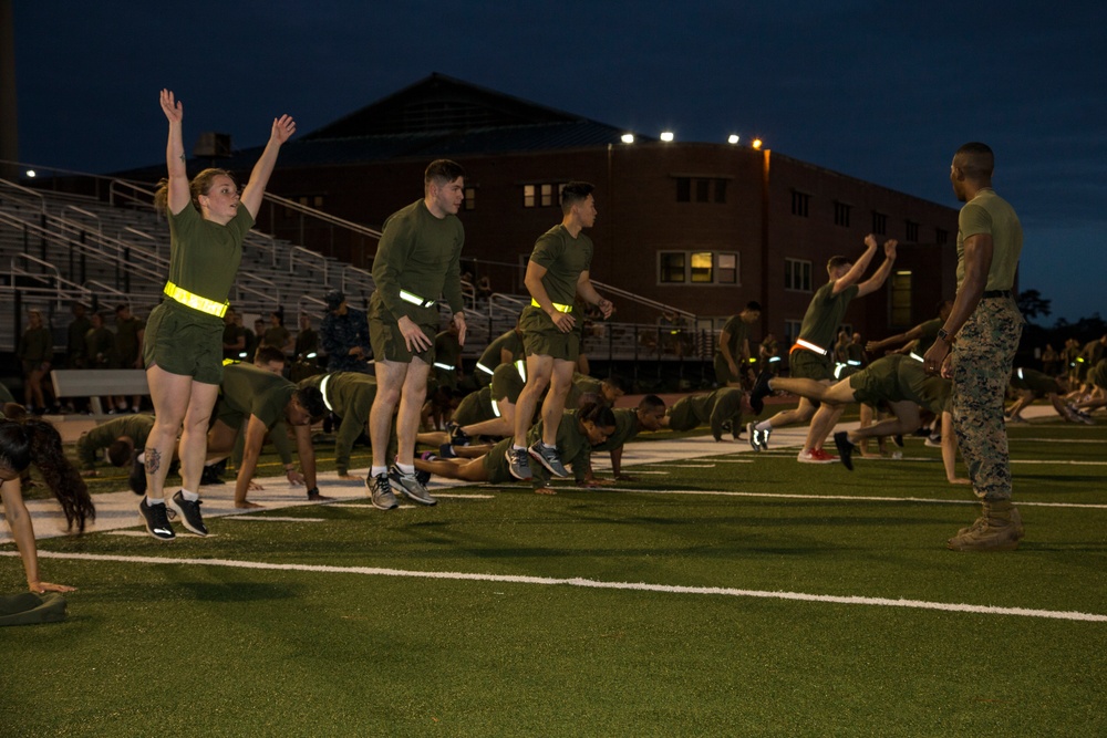 Headquarters and Support Battalion condcuts physical training