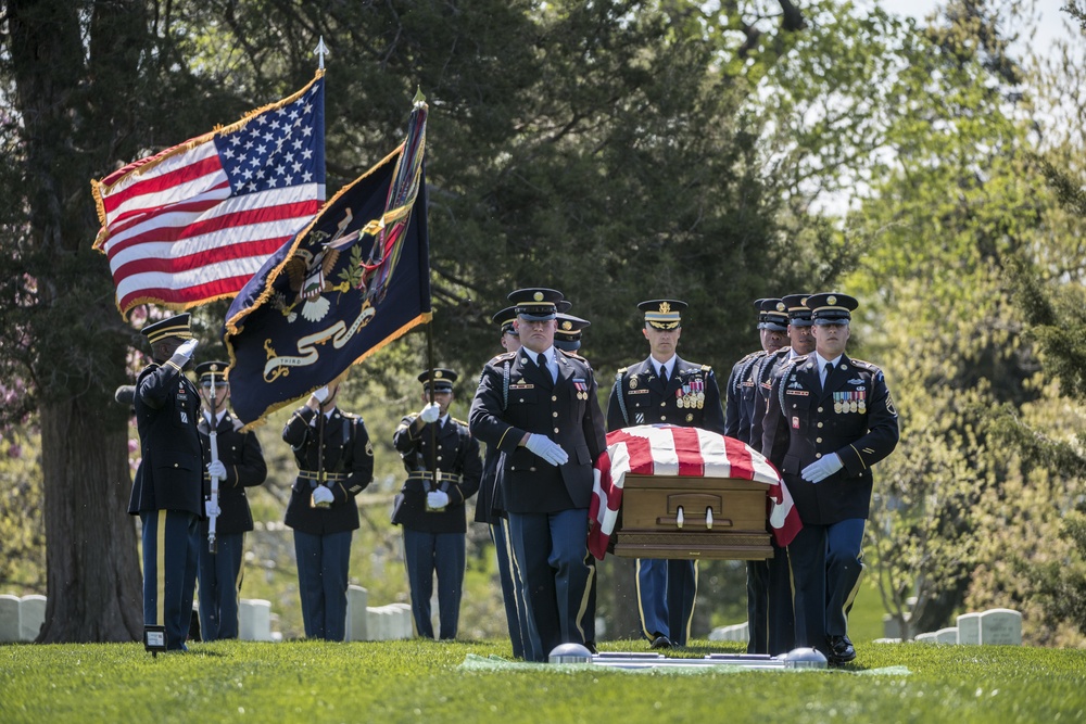 Full Honors Funeral of Former Secretary of the Army Togo D. West, Jr. in Section 34 of Arlington National Cemetery