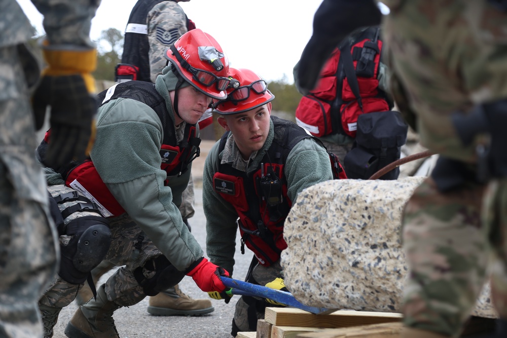 157th MDG Airmen participate in CERFP readiness exercise