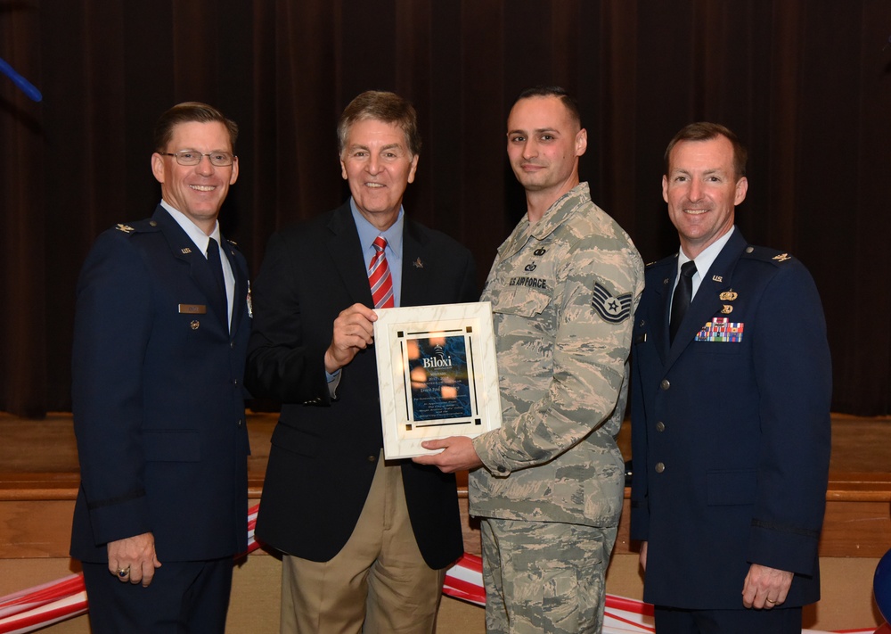 Biloxi recognizes Keesler volunteers