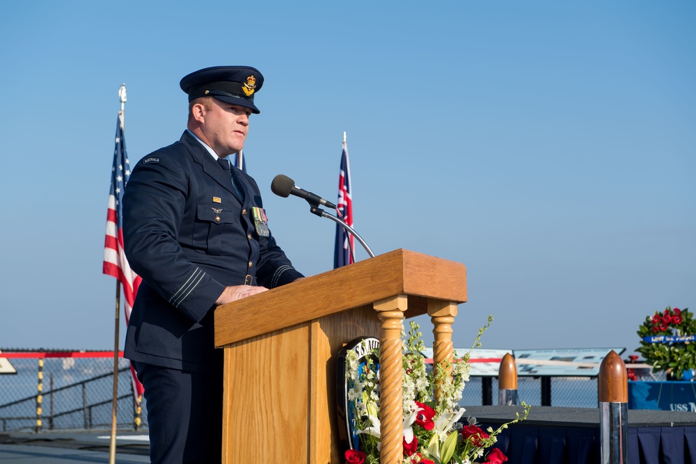 ANZAC Day Ceremony aboard the USS Midway Museum