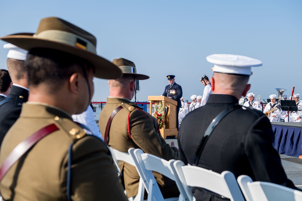 ANZAC Day Ceremony aboard the USS Midway Museum