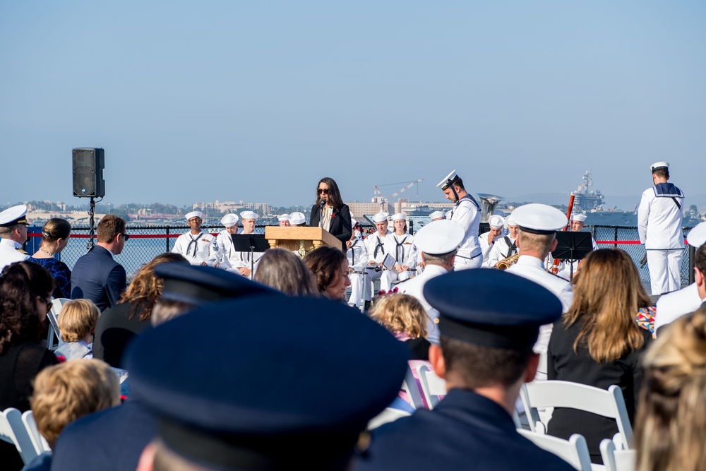 ANZAC Day Ceremony aboard the USS Midway Museum