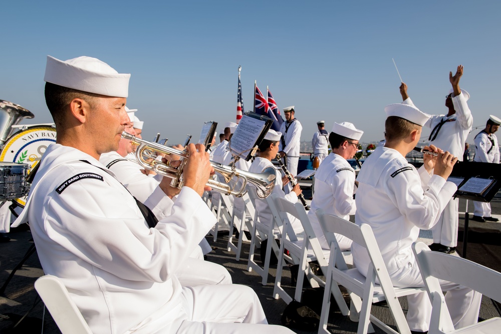 ANZAC Day Ceremony aboard the USS Midway Museum