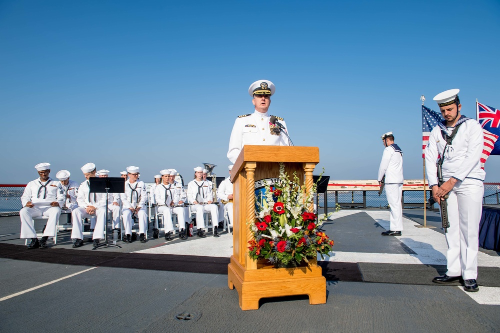 ANZAC Day Ceremony aboard the USS Midway Museum