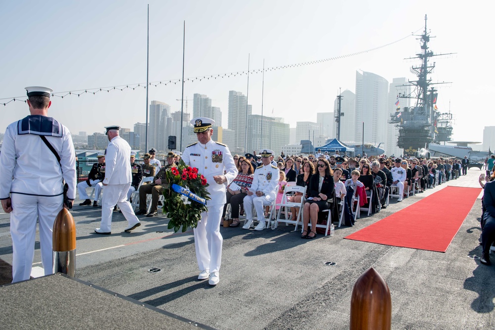 ANZAC Day Ceremony aboard the USS Midway Museum