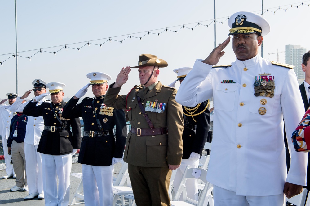 ANZAC Day Ceremony aboard the USS Midway Museum