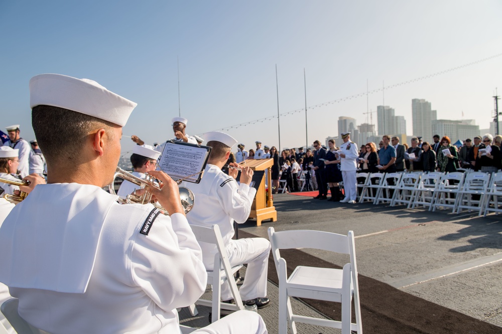 ANZAC Day Ceremony aboard the USS Midway Museum