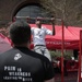 Marines share core values with student athletes at Penn Relays