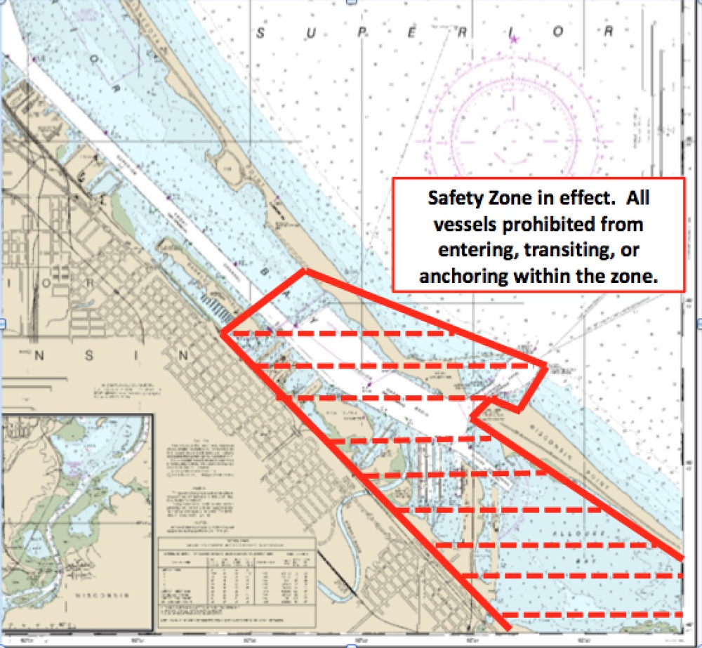 Coast Guard Captain of the Port establishes safety zone in Port of Duluth-Superior