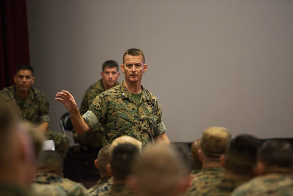 3d Marine Regiment briefs personnel on combat readiness