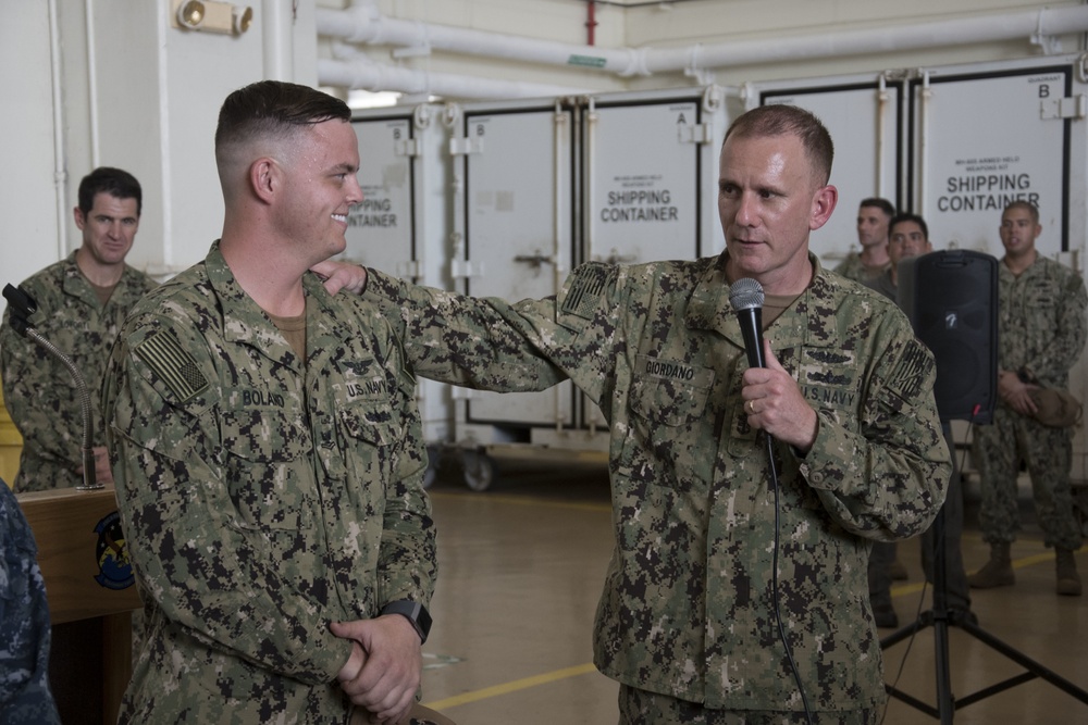 Master CHief Petty Officer of the Navy visits Andersen AFB