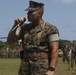 31st MEU sergeant major relinquishes sword of office, Mota assumes duties