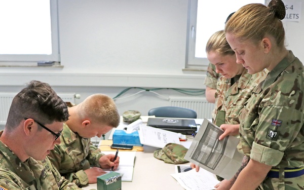 678th CSSB In-Processes Soldiers in Germany