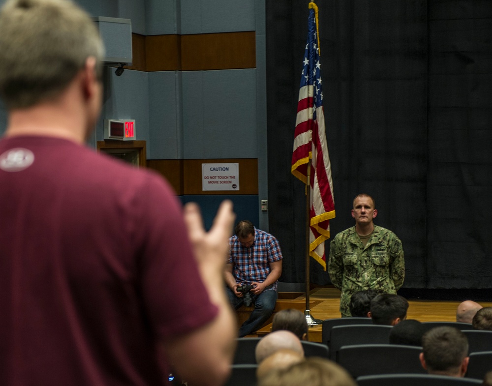 MCPON Visits Chinhae Naval Base