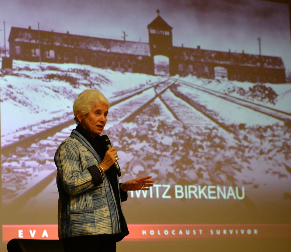 Holocaust survivor shares story at RAF Mildenhall