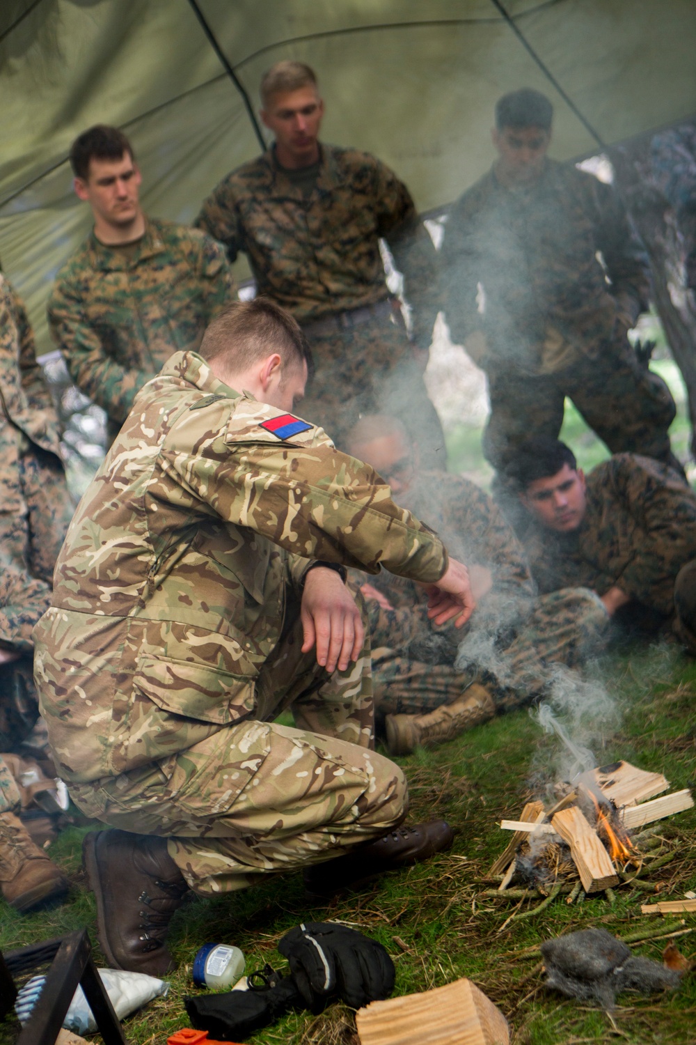 4th ANGLICO learns to survive, at Joint Warrior 18