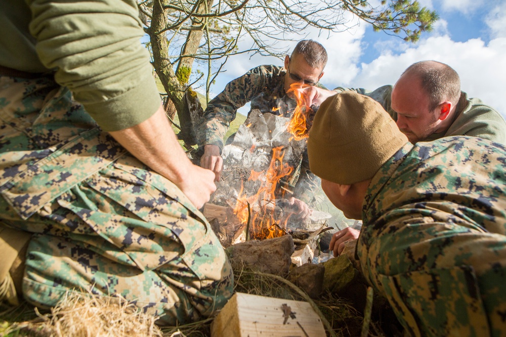 4th ANGLICO learns to survive, at Joint Warrior 18