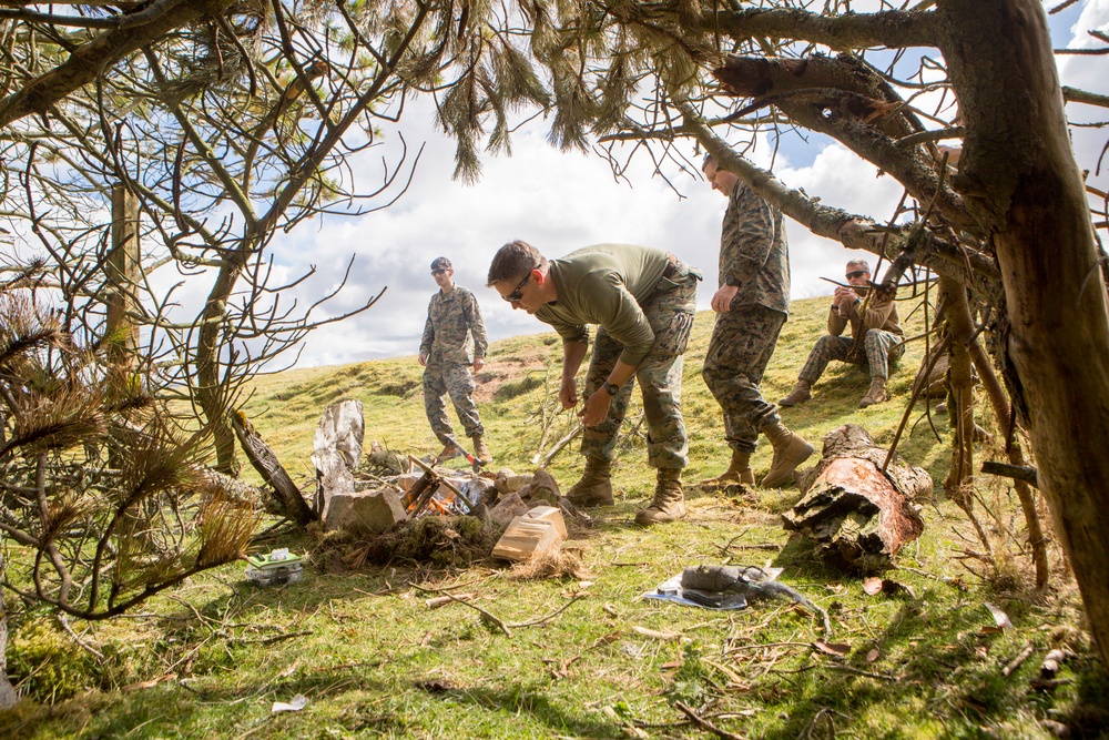 4th ANGLICO learns to survive, at Joint Warrior 18