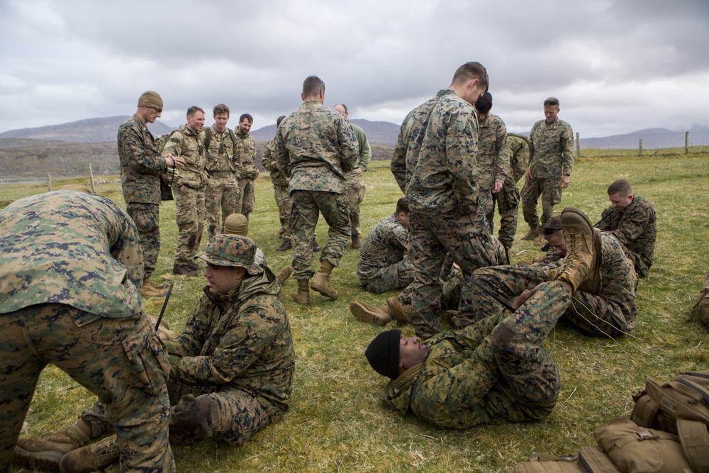 4th ANGLICO learns to survive, at Joint Warrior 18