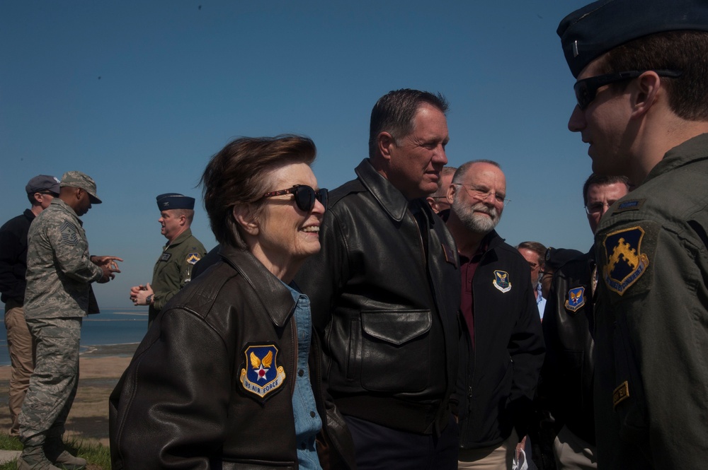 CSAF’s Civic Leaders visit the Wolf Pack, Republic of Korea Air Force