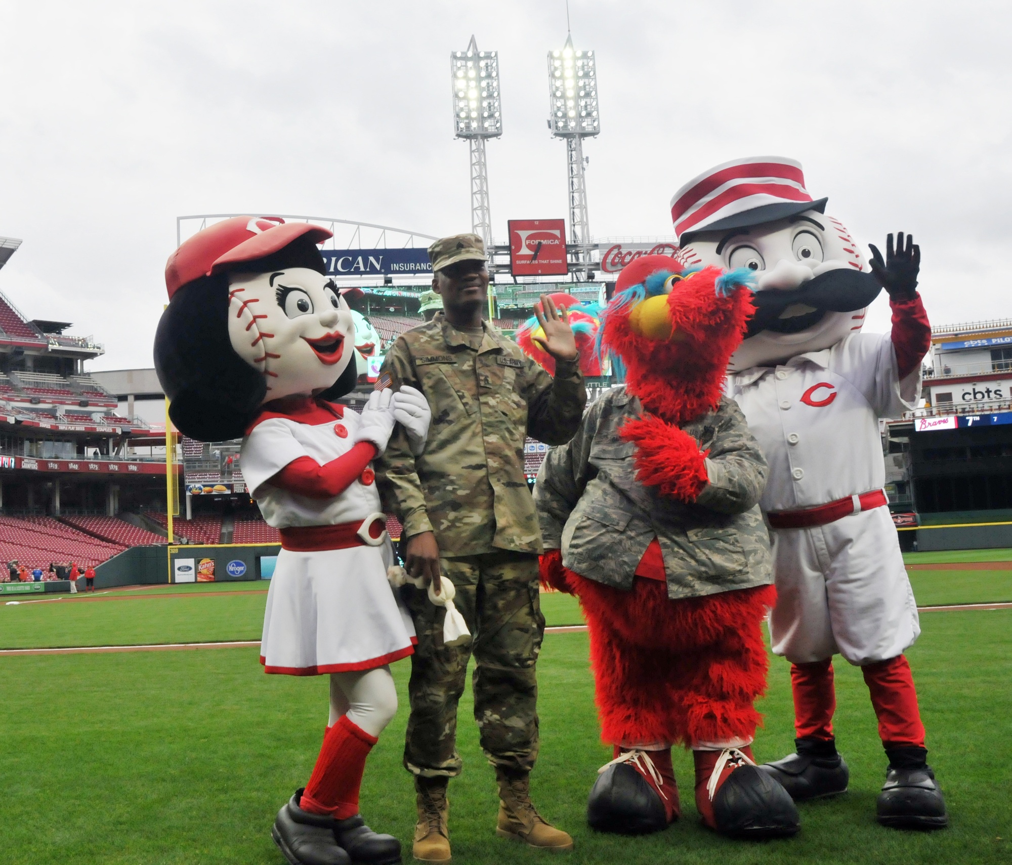 Cincinnati Reds new mascotMR REDLEGS