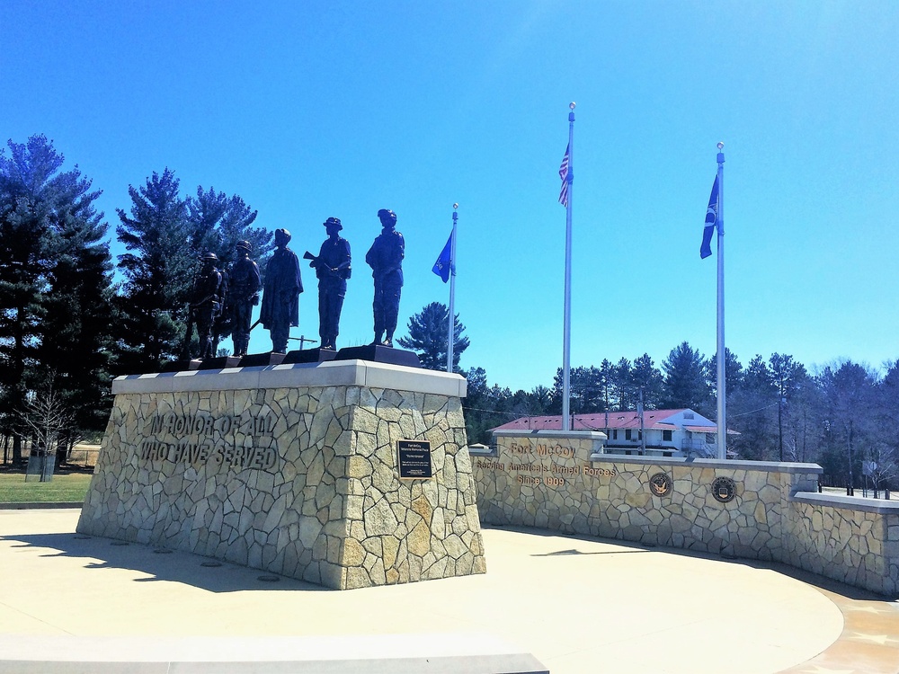 Fort McCoy's historic Commemorative Area