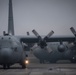 Five ship formation flight at 179th Airlift Wing