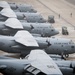 Five Ship Formation Flight at 179th Airlift Wing