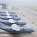 Five Ship Formation Flight at 179th Airlift Wing