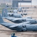 Five Ship Formation Flight at 179th Airlift Wing