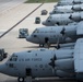 Five ship formation flight at 179th Airlift Wing