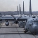 Five ship formation flight at 179th Airlift Wing