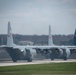 Five ship formation flight at 179th Airlift Wing