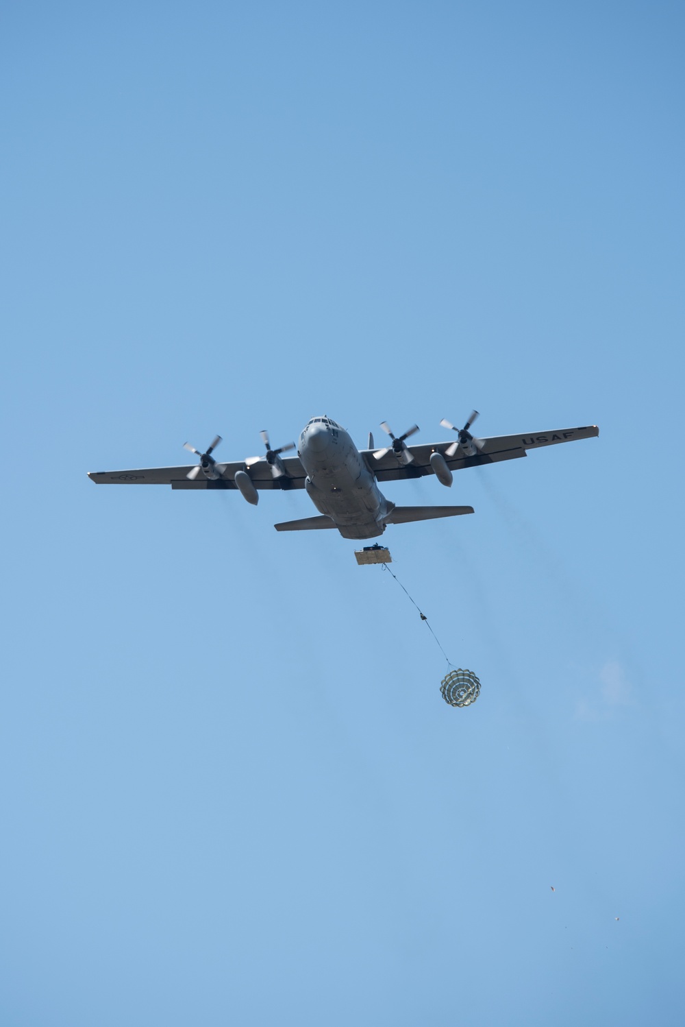 Five ship formation flight at 179th Airlift Wing