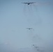 Five ship formation flight at 179th Airlift Wing