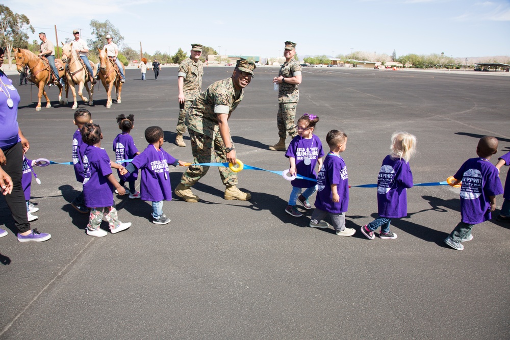 Month of the Military Child parade