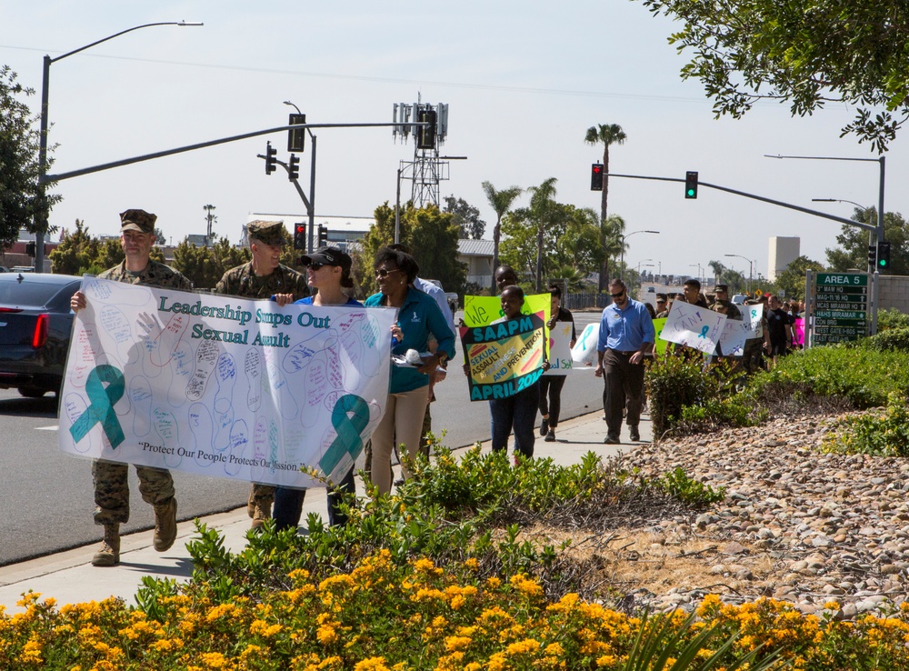 MCAS Miramar stomps out sexual assault, holds annual SAPR walk