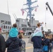 USS Ralph Johnson pulls into Naval Station Everett