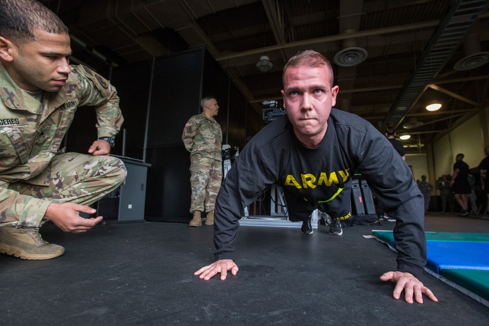 N.J. Best Warrior Competition Army Physical Fitness Test