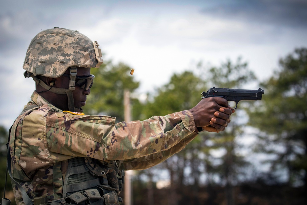 N.J. Best Warrior Competition M4 and M9 qualification