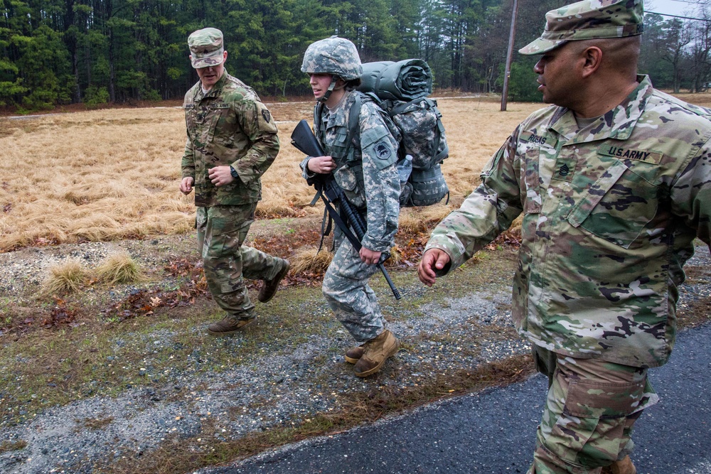 N.J. Best Warrior Competition 12-mile march
