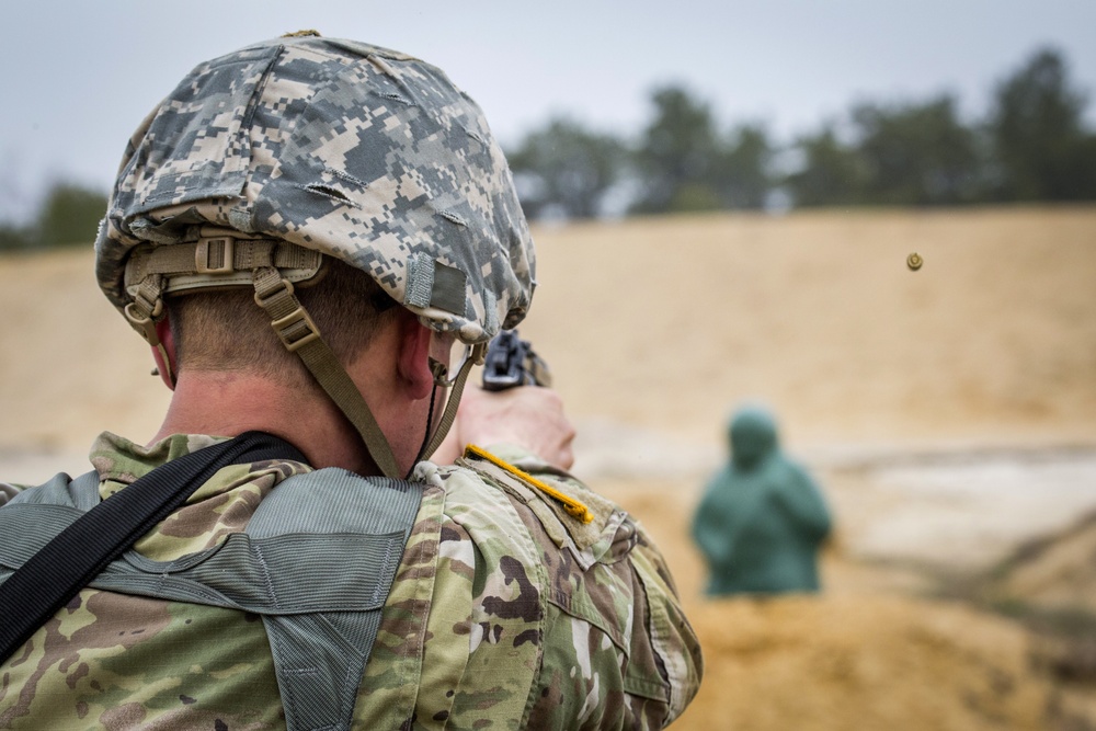 N.J. Best Warrior Competition stress shoot