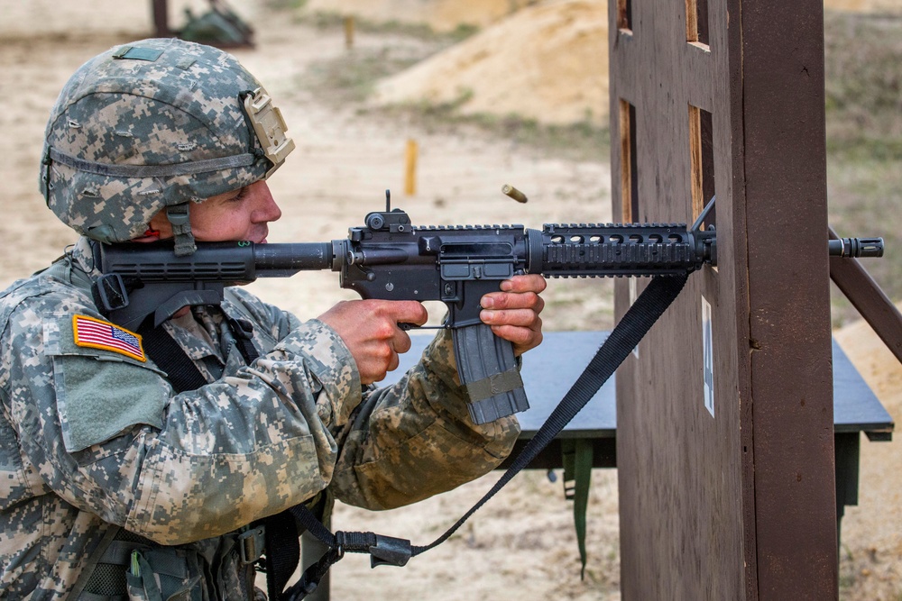 N.J. Best Warrior Competition stress shoot